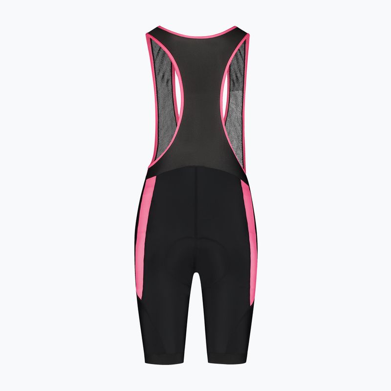 Spodenki rowerowe damskie Rogelli Core Bib Short W black/pink 6