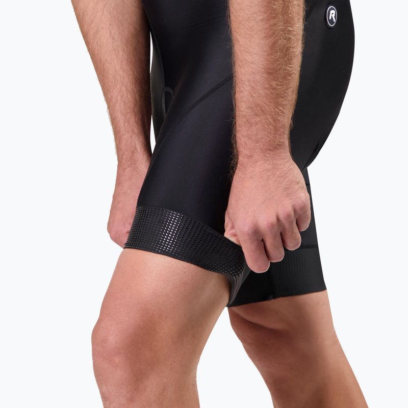 Spodenki rowerowe męskie Rogelli Explore Bib Short black 4