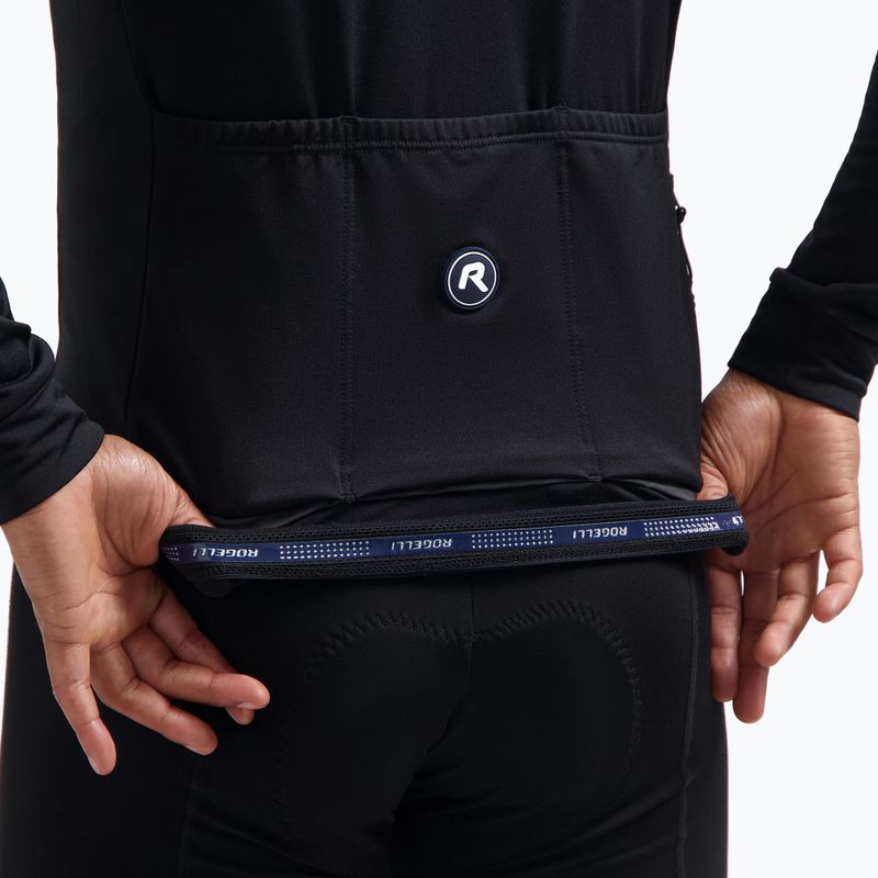 Longsleeve rowerowy męski Rogelli Essential II black 5