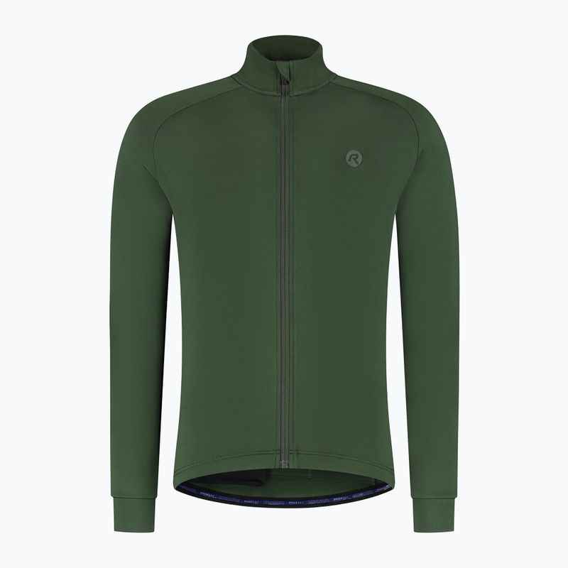 Longsleeve rowerowy męski Rogelli Essential II green 7