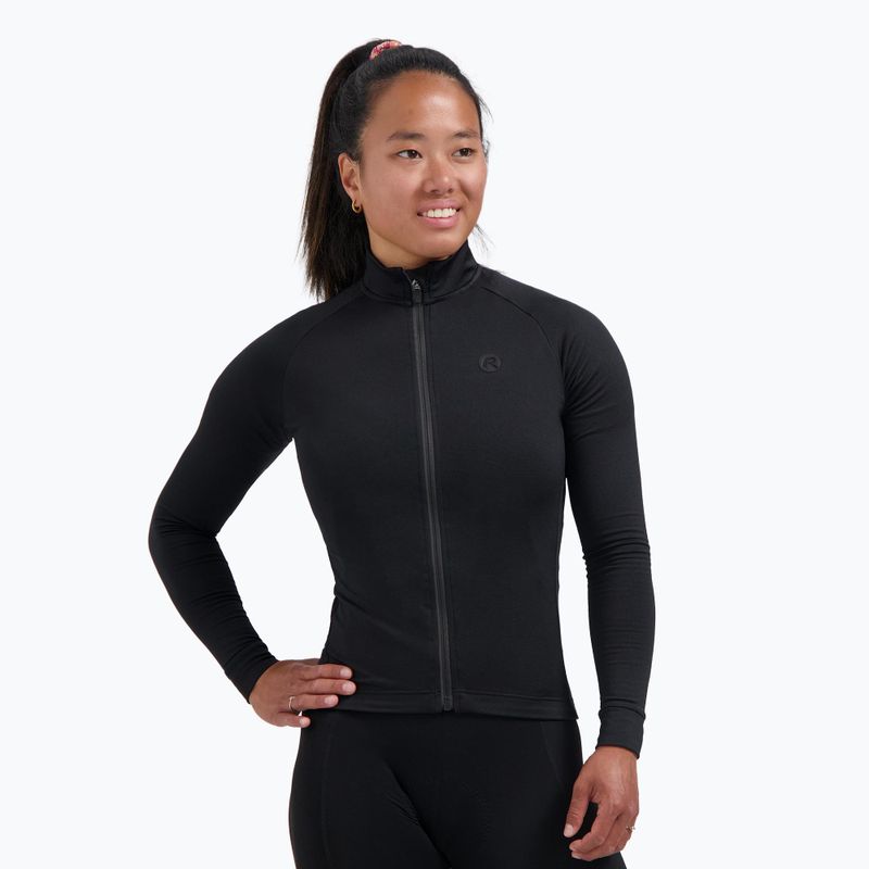 Longsleeve rowerowy damski Rogelli Essential II black