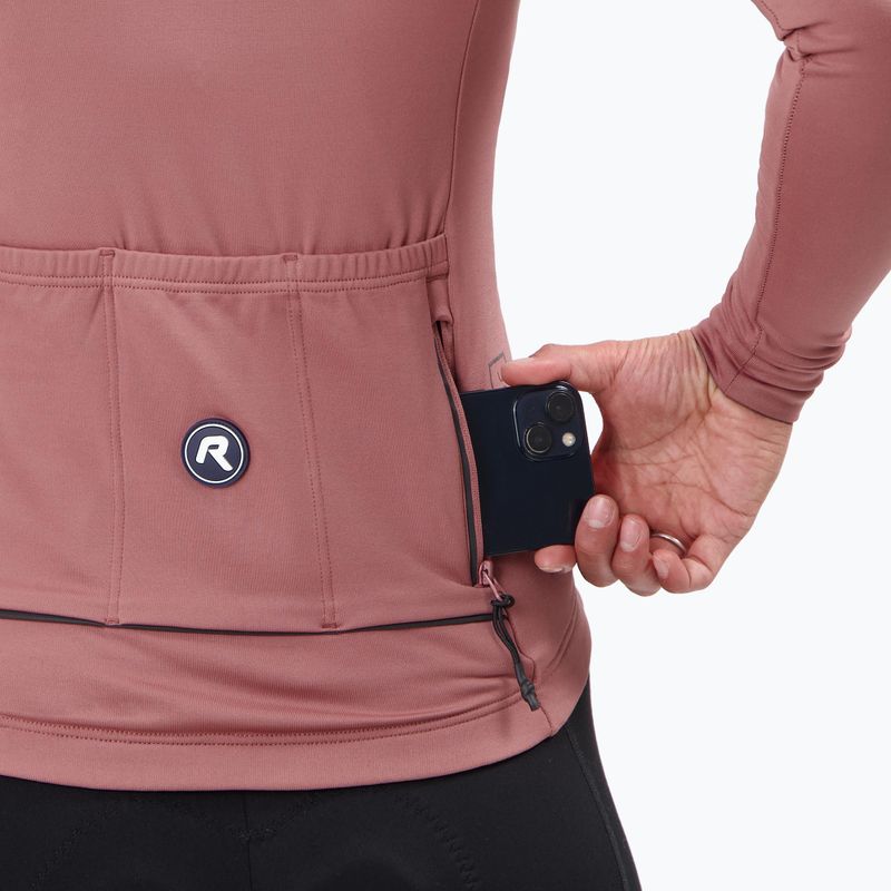 Longsleeve rowerowy damski Rogelli Essential II chutney 6