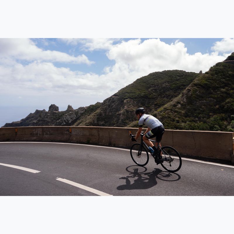 Koszulka rowerowa męska Rogelli Hero II grey/lime 7