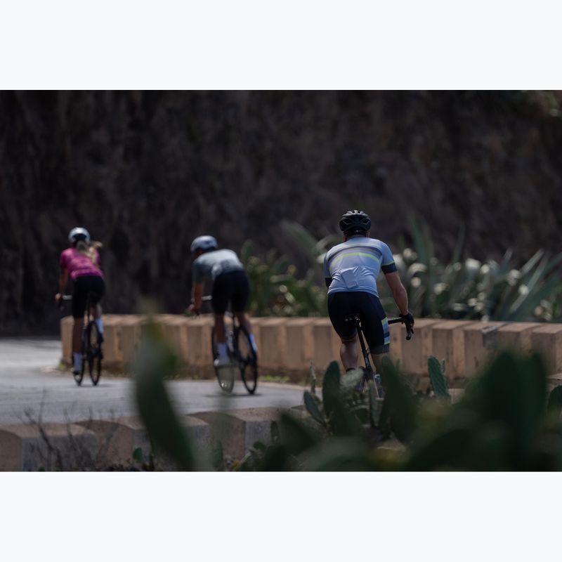 Koszulka rowerowa męska Rogelli Hero II grey/lime 8