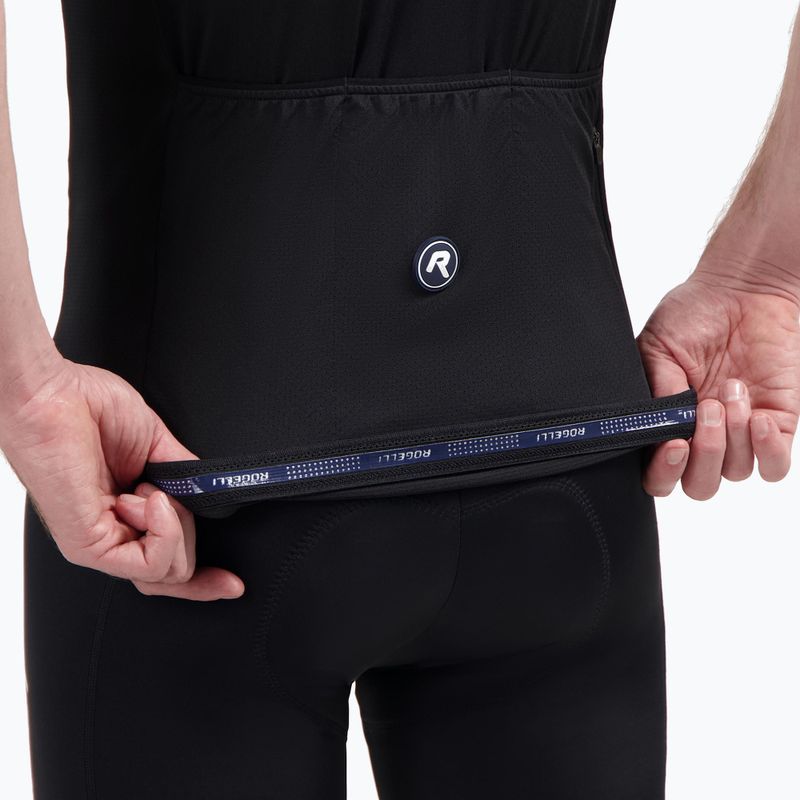 Koszulka rowerowa męska Rogelli Essential II WS black 5