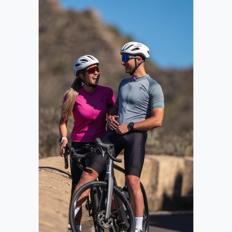 Spodenki rowerowe męskie Rogelli Essential II Bib Short black 9