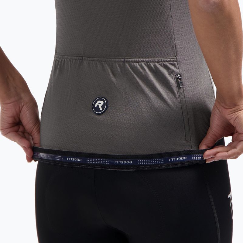 Koszulka rowerowa damska Rogelli Essential II plum kitten 5