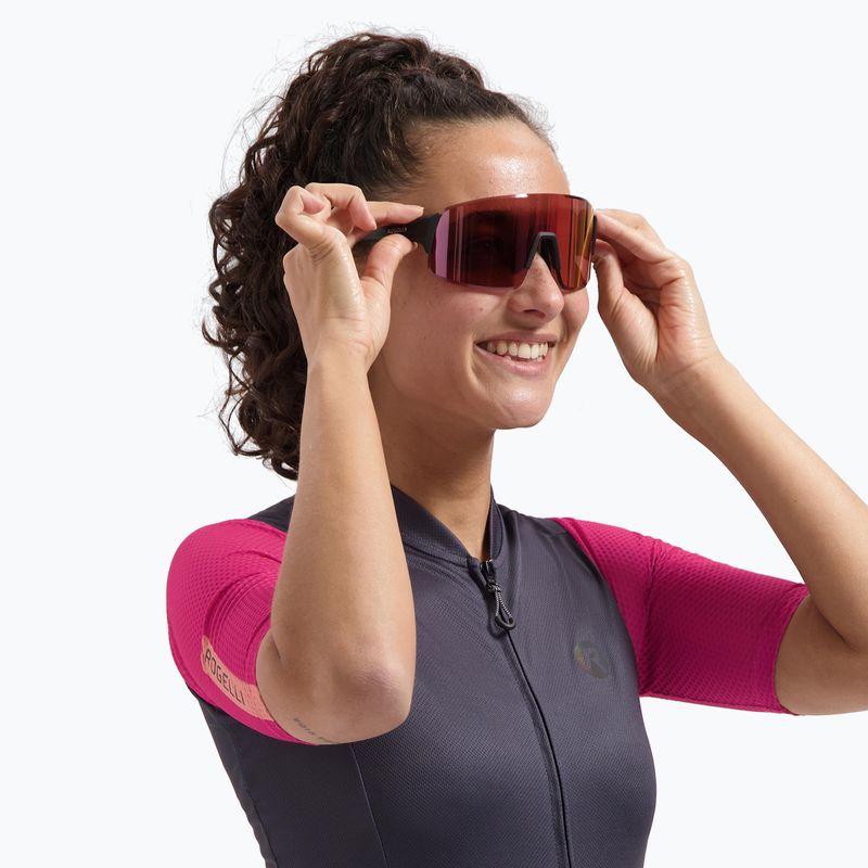 Okulary przeciwsłoneczne Rogelli Swift Full Revo black/red full revo 7