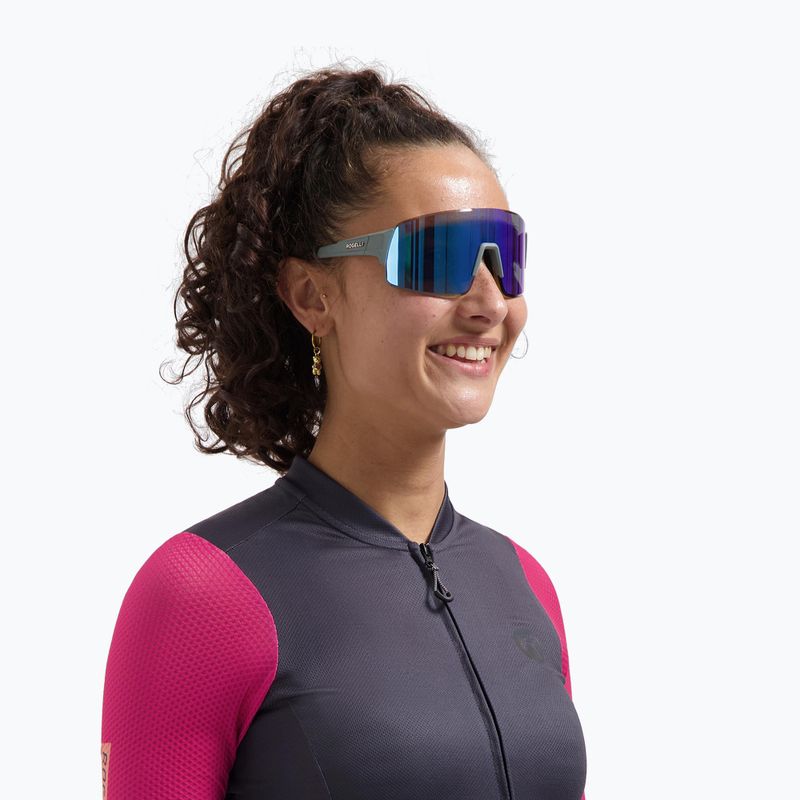 Okulary przeciwsłoneczne Rogelli Swift Full Revo grey/blue full revo 5