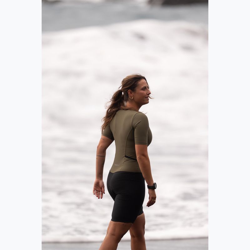 Kombinezon triathlonowy Rogelli Florida Tri Suit black/army green 13