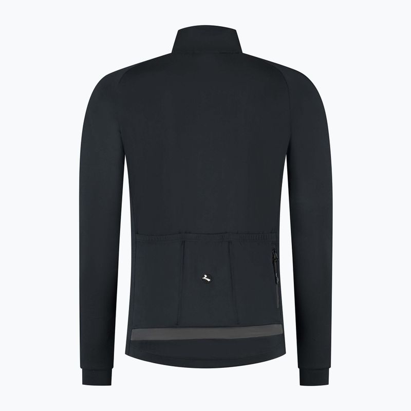 Longsleeve rowerowy męski Rogelli Essential Light black 6