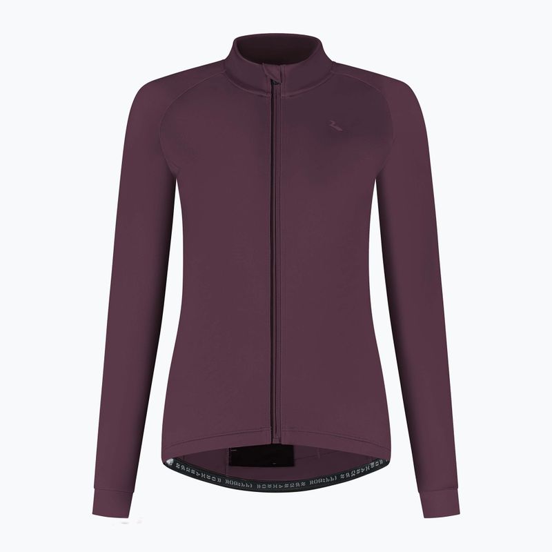 Longsleeve rowerowy damski Rogelli Essential II eggplant 7