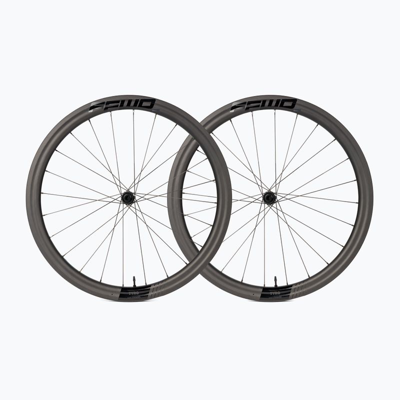 Koła rowerowe FFWD Carbon Tyro FCC SP 24H/24H DBCL 12 mm TA 11SP Shimano grey