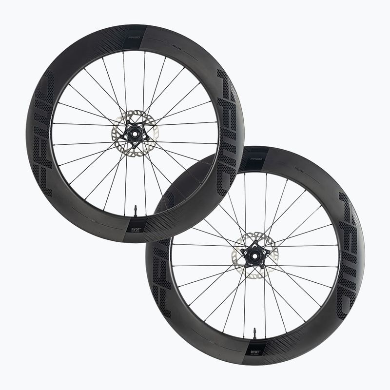 Koła rowerowe FFWD Carbon RYOT77 FCC SP 24H/24H MBL DBCL 12 mm TA Shimano 8
