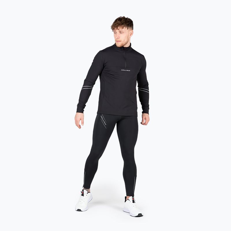 Longsleeve treningowy męski Gorilla Wear Noxen black 2
