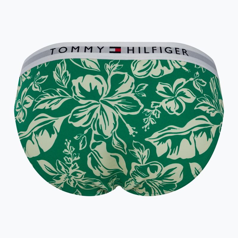 Dół od stroju kąpielowego Tommy Hilfiger Classic Bikini Print vintage tropical olympic green 2
