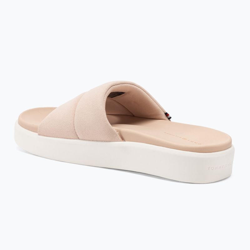 Klapki damskie Tommy Hilfiger Platform Pool Slide pink bloom 3