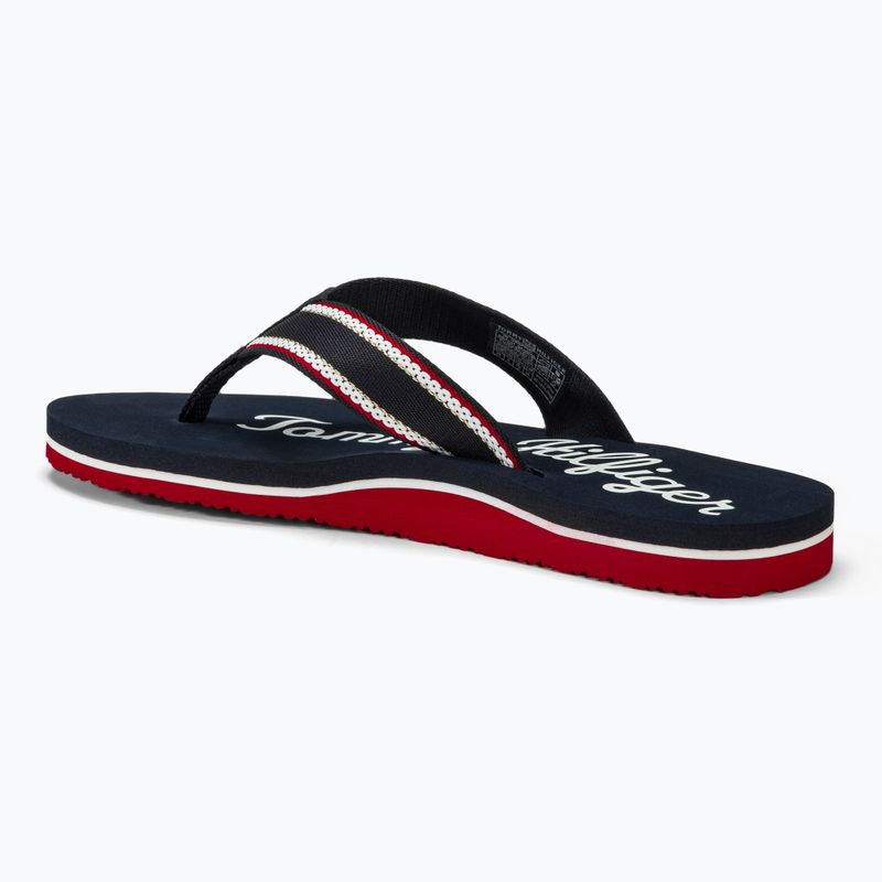 Japonki damskie Tommy Hilfiger Im Graphic Beach Sandal space blue 3