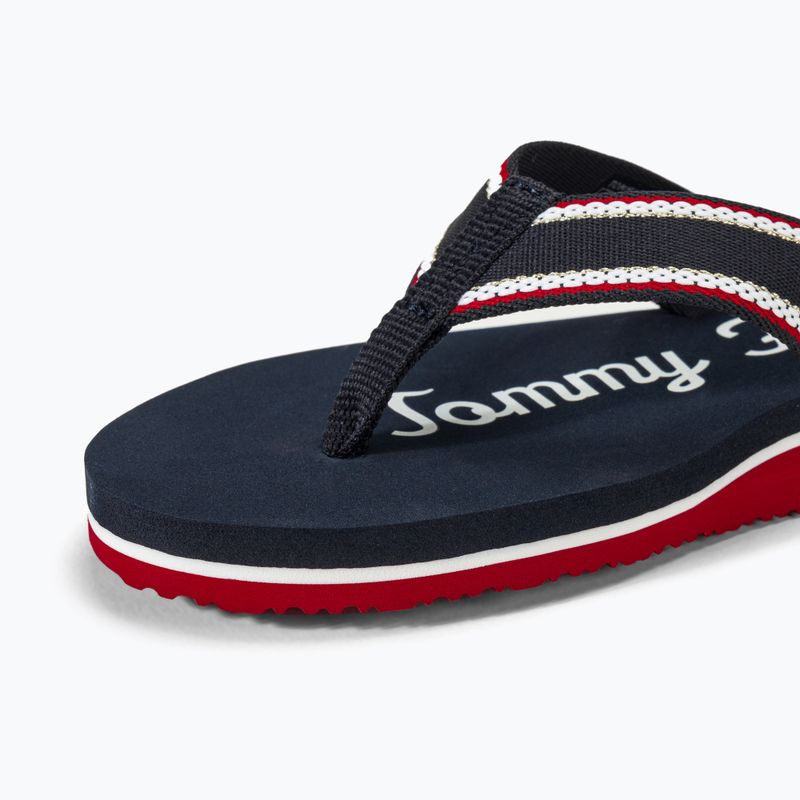 Japonki damskie Tommy Hilfiger Im Graphic Beach Sandal space blue 7
