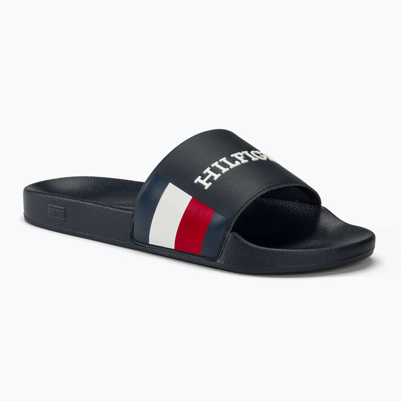 Klapki męskie Tommy Hilfiger RWB Pool Slide desert sky