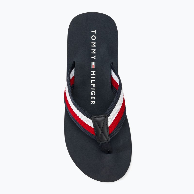 Japonki męskie Tommy Hilfiger Corporate Beach Sandal desert sky 5