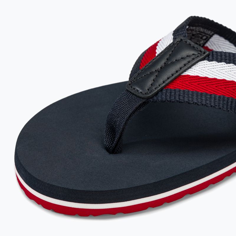 Japonki męskie Tommy Hilfiger Corporate Beach Sandal desert sky 7