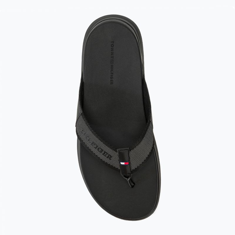 Japonki męskie Tommy Hilfiger Comfort Toe Post Beach Sandal black 5