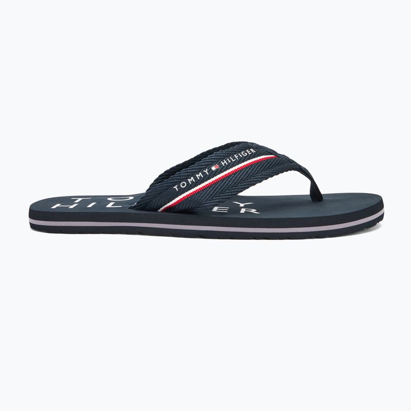 Japonki męskie Tommy Hilfiger Web Beach Sandal desert sky 2