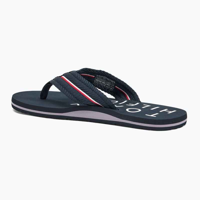 Japonki męskie Tommy Hilfiger Web Beach Sandal desert sky 3