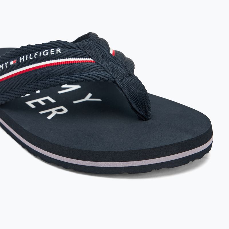 Japonki męskie Tommy Hilfiger Web Beach Sandal desert sky 7