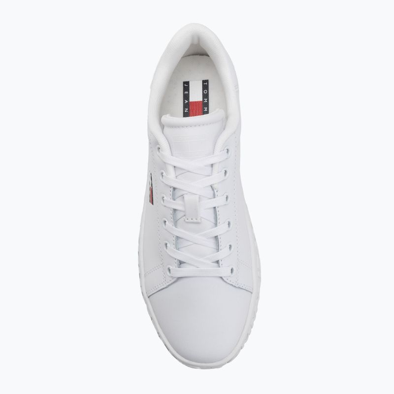 Buty damskie Tommy Jeans Log Outsole white 5