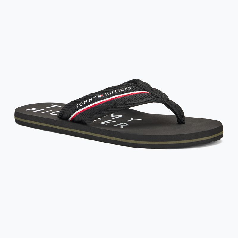 Japonki męskie Tommy Hilfiger Web Beach Sandal black