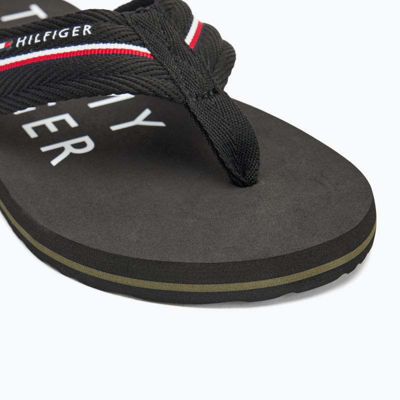 Japonki męskie Tommy Hilfiger Web Beach Sandal black 7