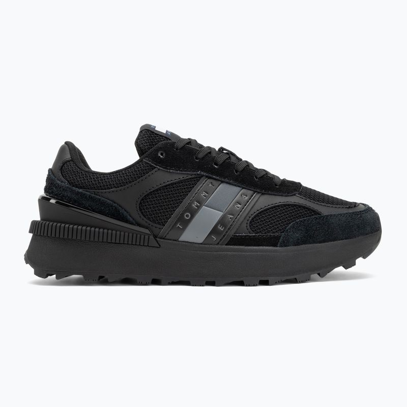 Buty męskie Tommy Jeans TJM Technical Runner Ess black 2