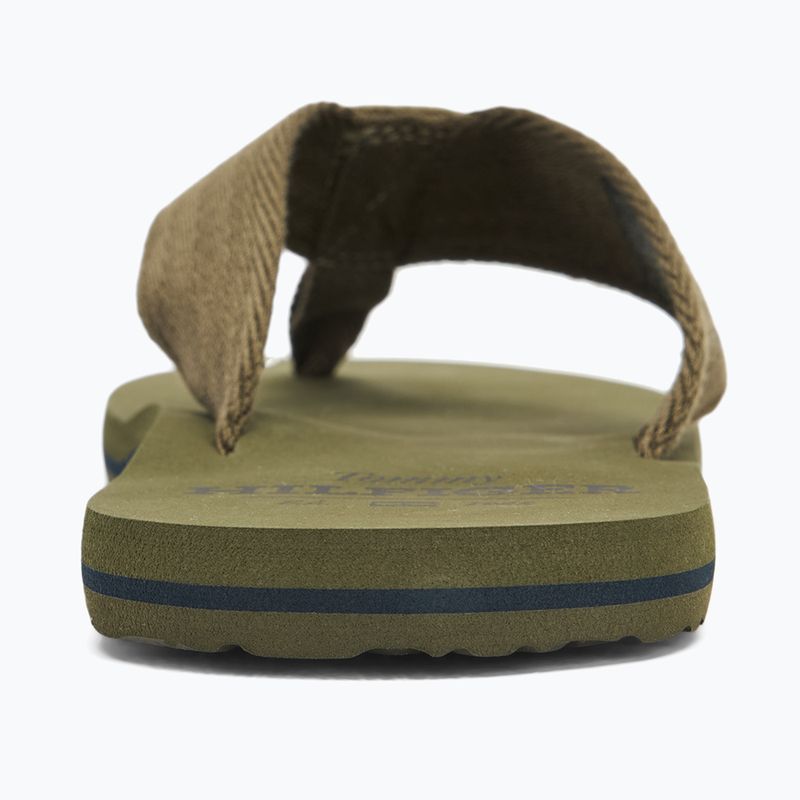 Japonki męskie Tommy Hilfiger 85 Beach Sandal army green 6