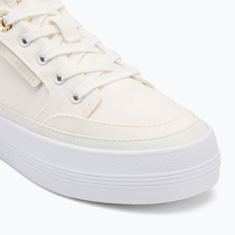 Trampki damskie Tommy Hilfiger Essential Vulc Textile YBL ecru 7