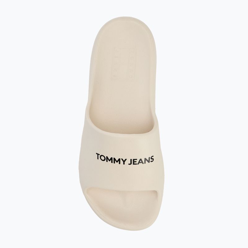 Klapki damskie Tommy Jeans Flatform Pool Slide Ess newsprint 5