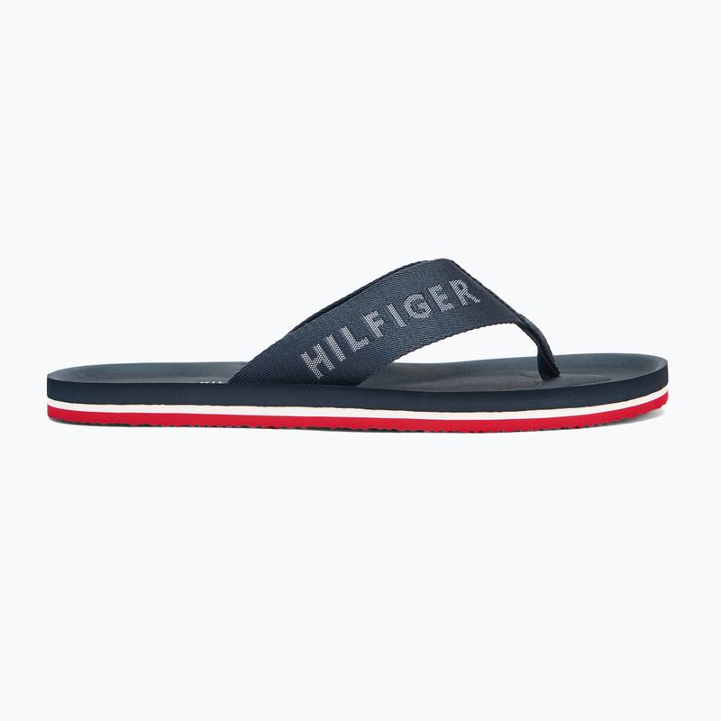 Japonki męskie Tommy Hilfiger Comfort Beach Sandal military denim 2