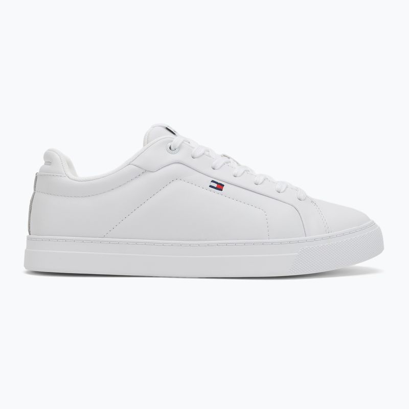Buty męskie Tommy Hilfiger Icon Court Lth Flag Ess white 2