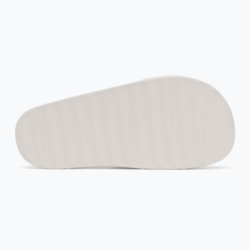 Klapki damskie Tommy Hilfiger Platform Monogram Poolslide ancient white 4