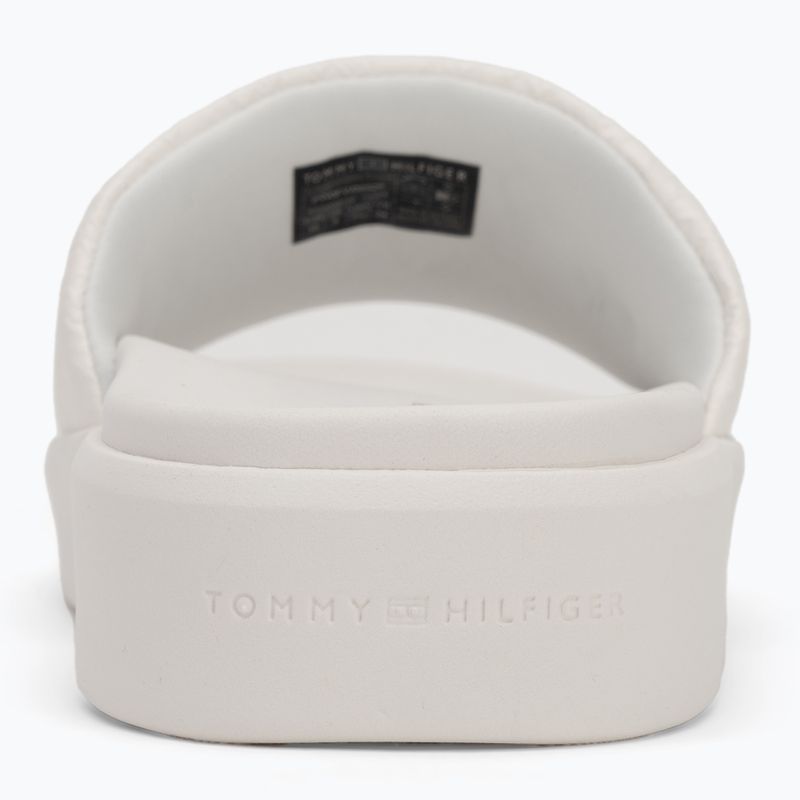 Klapki damskie Tommy Hilfiger Platform Monogram Poolslide ancient white 6