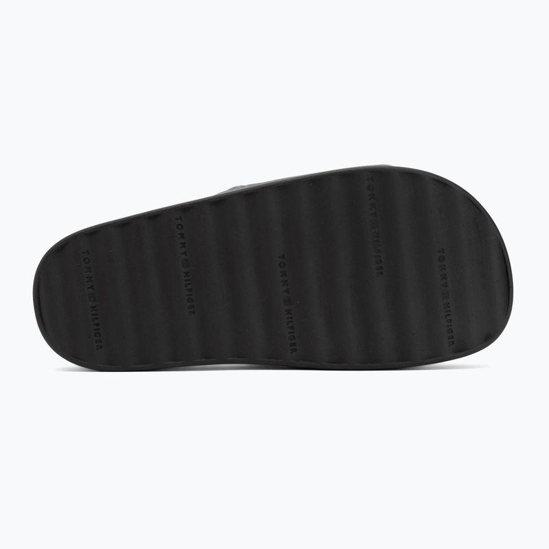 Klapki damskie Tommy Hilfiger Platform Monogram Poolslide black 4