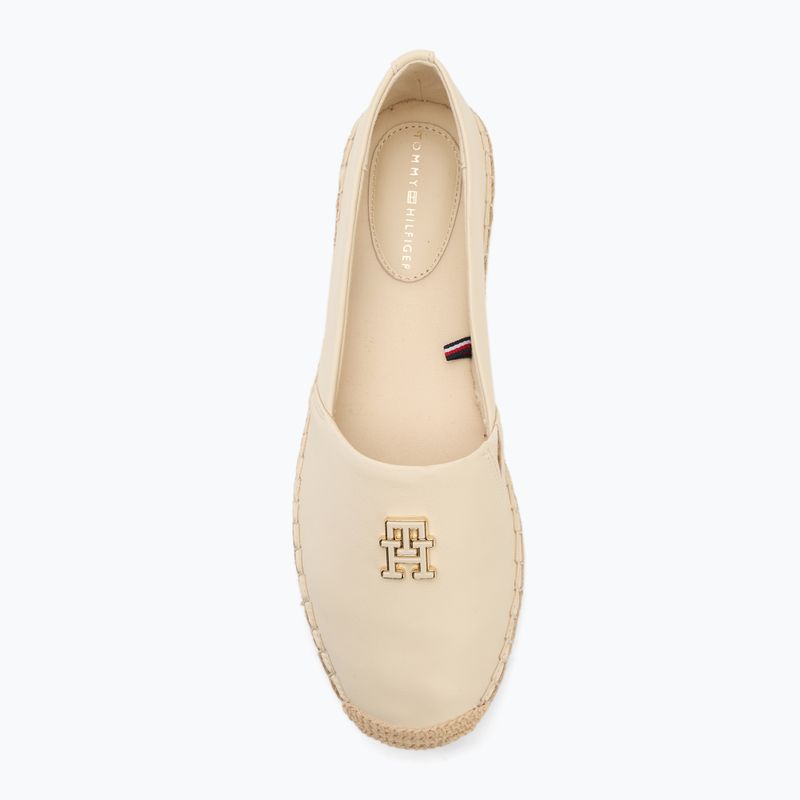 Buty damskie Tommy Hilfiger Th Logo Leather muslin 5