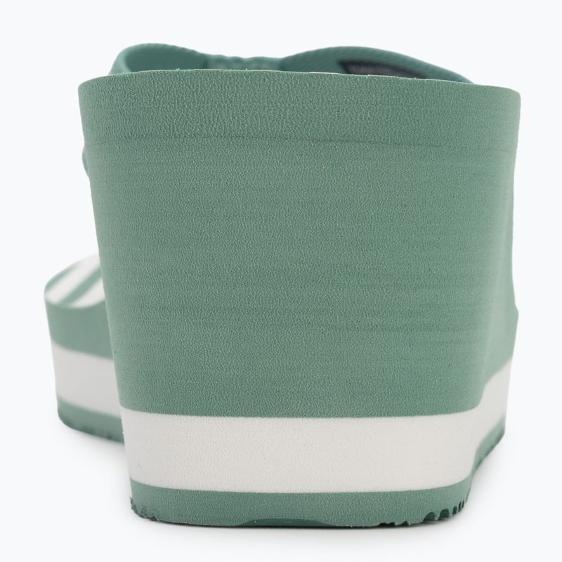 Japonki damskie Tommy Hilfiger Stripes Wedge Beach Sandal charming green 6