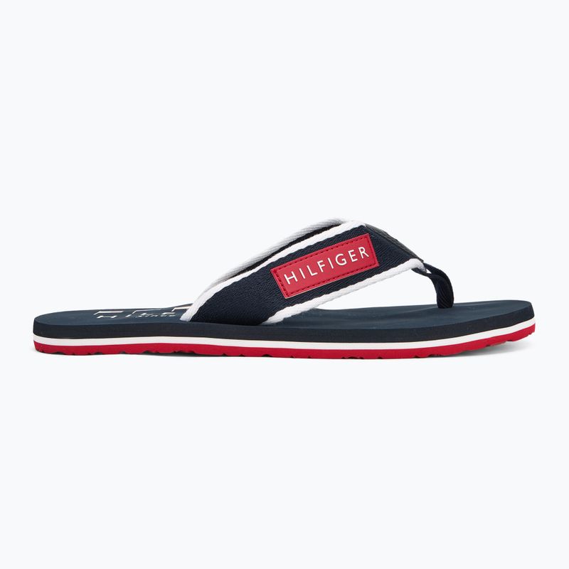 Japonki męskie Tommy Hilfiger Patch Beach Sandal desert sky 2