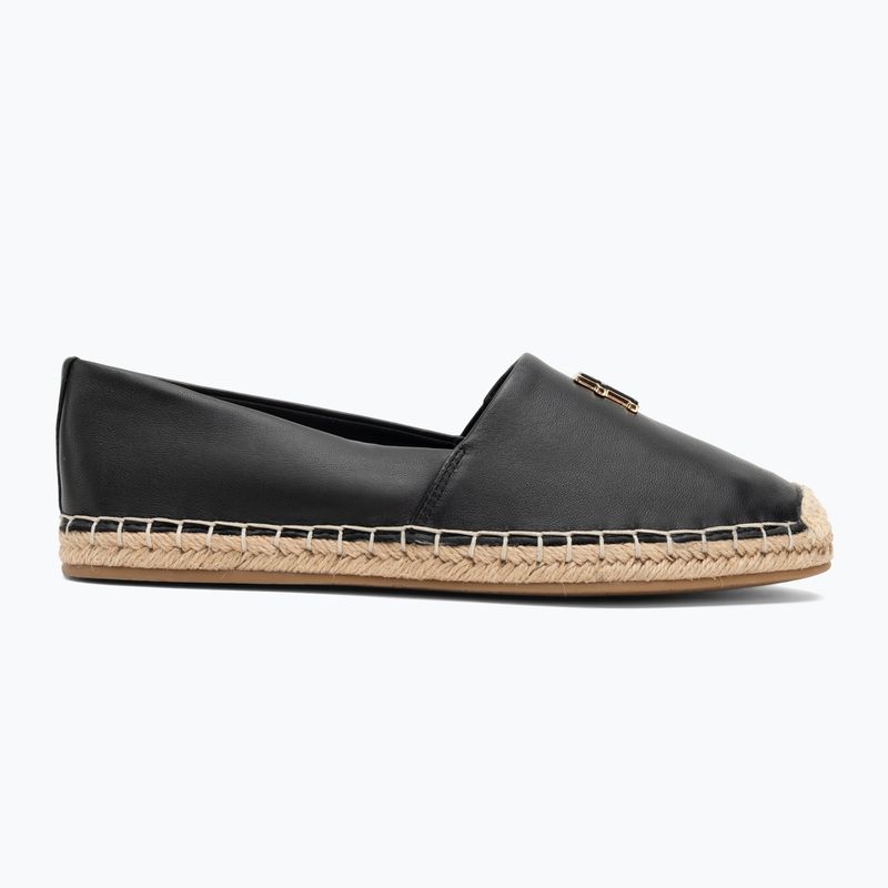 Buty damskie Tommy Hilfiger Th Logo Leather black 2