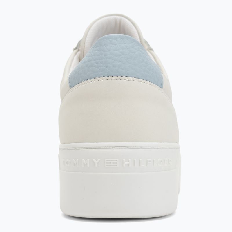 Buty damskie Tommy Hilfiger Platform Court ecru/breezy blue 6