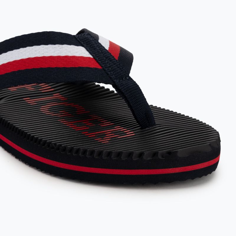 Japonki męskie Tommy Hilfiger Massage Beach Sandal desert sky 7