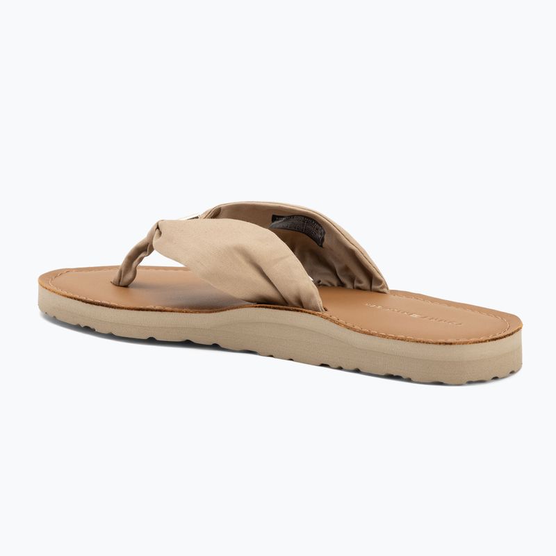 Japonki damskie Tommy Hilfiger Elevated Beach Sandal horseradish 3