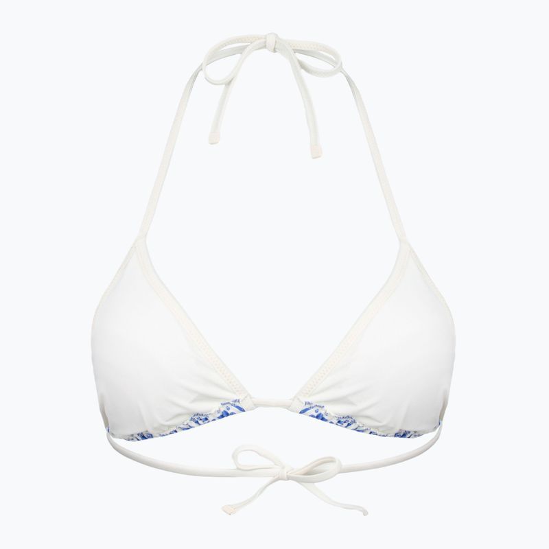 Góra od stroju kąpielowego Tommy Hilfiger Triangle Rp Print floral stripe blue spell 2